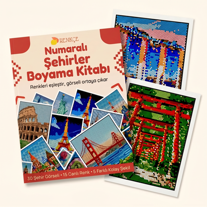 Renkçe - Numaralarla Boyama Kitabı